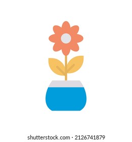 Plant Vector Flat Icon Design illustration. Agriculture and Farming Symbol on White background EPS 10 File