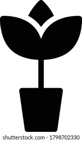 pflanzliches Vektorsymbol 