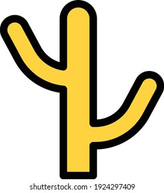 icono plano de glifo vector de planta