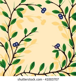plant in the vector graphics
