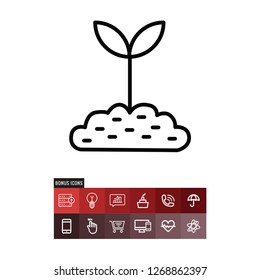Plant vector icon