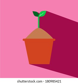 plant vector icon