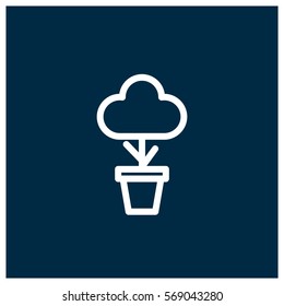 Plant vector icon