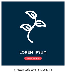 Plant vector icon