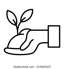 Pflanzensymbol. Kann für Druck-, Mobil- und Web-Anwendungen verwendet werden.