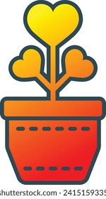 Plant vector icon. Can be used for printing, mobile and web applications.