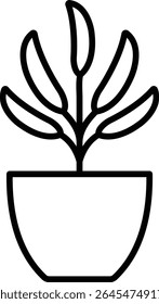Plant vector icon. Can be used for printing, mobile and web applications.