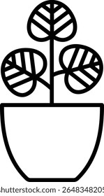 Plant vector icon. Can be used for printing, mobile and web applications.
