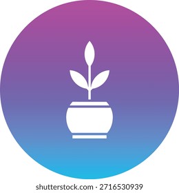 Icono de Vector de la planta. Se puede utilizar para aplicaciones de impresión, móviles y de Web.