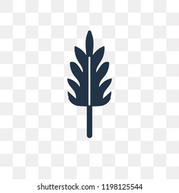 Plant vector icon isolated on transparent background, Plant transparency concept can be used web and mobile