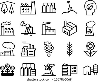 plant vector icon set such as: hair, face, investor, rye, start, tropical, whole, spade, budgeting, outline, forest, capital, crop, resource, income, cooling, corporate, cereal, stuck, grape, rig