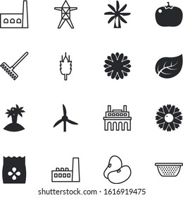 plant vector icon set such as: lotus, spica, sesame, soil, rice, decoration, vegetables, leek, exotic, petrochemical, texture, vegan, leaves, rye, distribution, beautiful, crop, enterprise, tropical