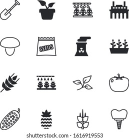 plant vector icon set such as: vitamin, dentist, pipe, interior, infographic, denture, implantation, model, eco, shovel, ingredient, flowerpot, tea, jungle, ground, bean, horizontal, drawn, sweet
