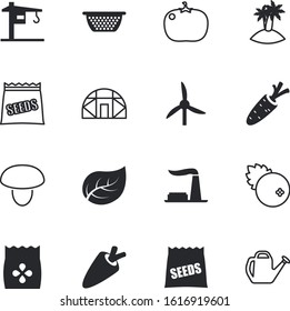 plant vector icon set such as: farm, salad, machine, up, renewable, industry, market, frame, style, wild, glass, botany, vacancy, mint, yellow, solar, work, art, sand, dessert, modern, holiday