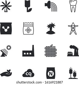 plant vector icon set such as: atmosphere, stem, ocean, cashew, walnut, distribution, lawn, rotation, damage, treatment, exotic, co2, web, nuts, spica, tool, seedling, air, dentistry, fabric, flora