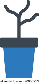 plant vector illustration isolated on a transparent background. glyph vector icons for concept or web graphics.