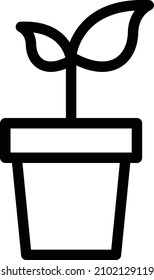 plant Vector illustration on a transparent background.Premium quality symmbols.Stroke vector icon for concept and graphic design. 
