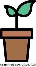 plant Vector illustration on a transparent background.Premium quality symmbols.Stroke vector icon for concept and graphic design. 