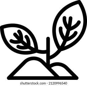 plant Vector illustration on a transparent background. Premium quality symbols. Stroke vector icon for concept and graphic design.