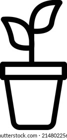 ilustración de vectores de planta en un fondo transparente.Símbolos de calidad premium.Icono de vector de línea delgada para el diseño de conceptos y gráficos.