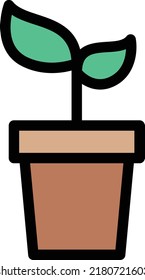 plant Vector illustration on a transparent background.Premium quality symmbols.Stroke vector icon for concept and graphic design.