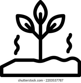 plant Vector illustration on a transparent background. Premium quality symmbols. Thin line vector icons for concept and graphic design. 
