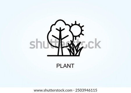 Plant Vector Or Logo Sign Symbol Illustration
