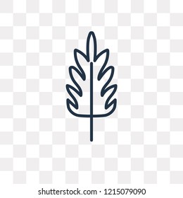 Plant vector outline icon isolated on transparent background, high quality linear Plant transparency concept can be used web and mobile