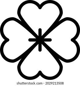 icono de línea delgada vector de planta