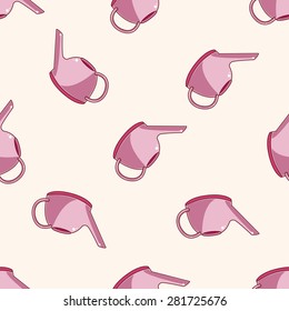 plant waterer , cartoon seamless pattern background