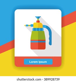 plant waterer flat icon