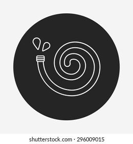 plant waterer line icon