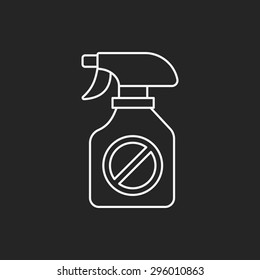 plant waterer line icon