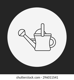plant waterer line icon