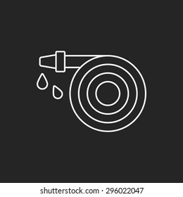 plant waterer line icon