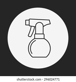 plant waterer line icon