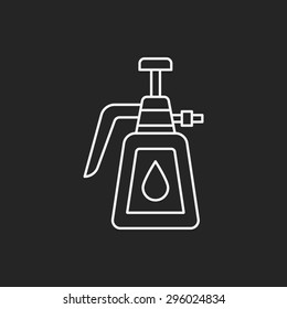plant waterer line icon