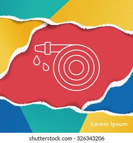 plant waterer line icon