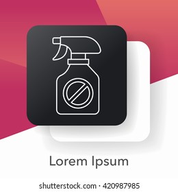 plant waterer line icon