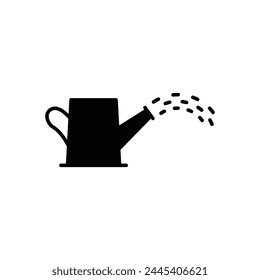 Plant waterer vector icon. Watering can flat sign design. Pour water symbol pictogram. Agriculture garden tool waterer UX UI icon
