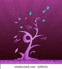 The Plant. Also works well  without the background or reversed out (green plant over light blue).