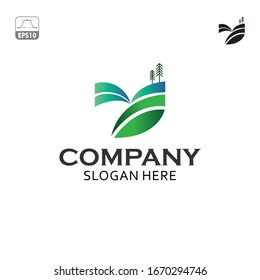logotipos de plantación y agrícolas - vectores 