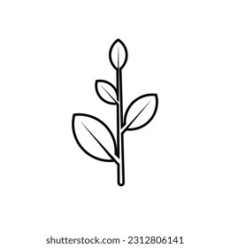 Plantation Icon. Growth, Planting Symbol.