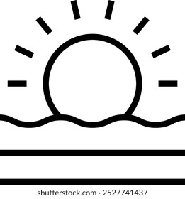 Plantation icon. Thin linear style design isolated on white background
