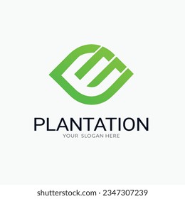 Plantation Logo Design for Planting and clean green event