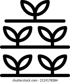plantation Vector illustration on a transparent background. Premium quality symbols. Stroke vector icon for concept and graphic design.