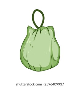 plantbased compostable trash bag cartoon. renewable earthfriendly, disposable degradable, plasticfree zero plantbased compostable trash bag sign. isolated symbol vector illustration