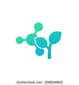 Plant-based Protein Icon On White