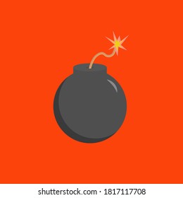 A planted bomb ready to detonate