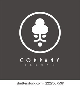 Logotipo de Planter Man Vector negro